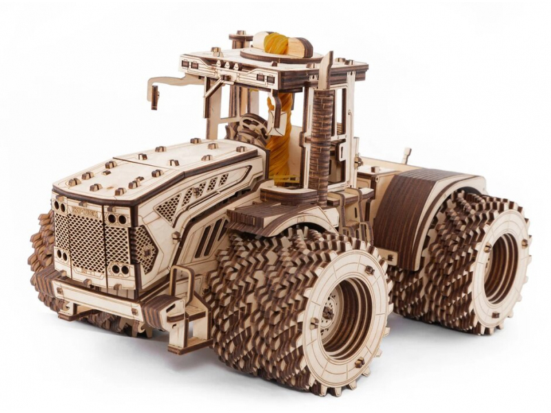 фото Сборная модель eco wood art трактор кировец к-7м ewa (eco wood art)