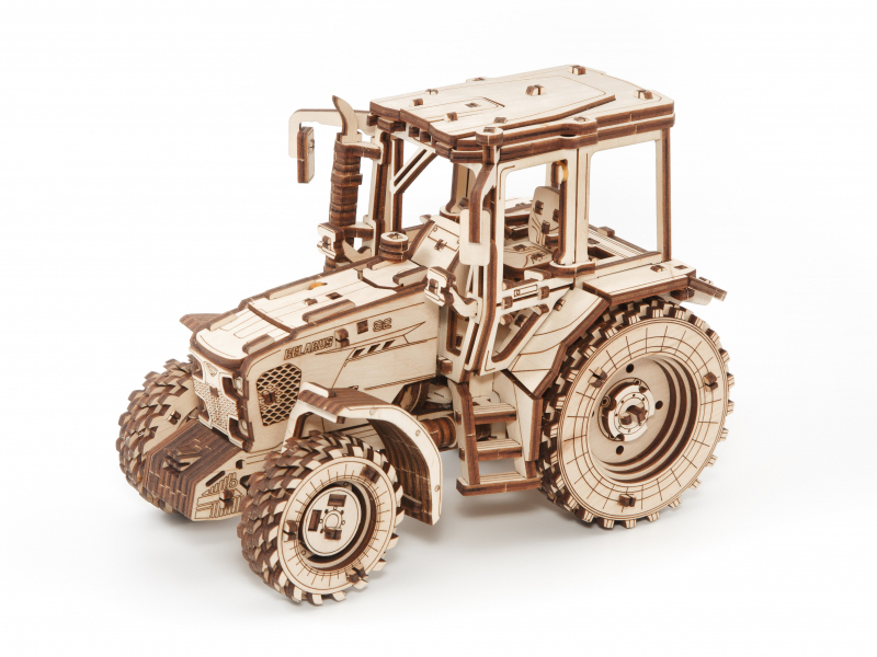 фото Сборная модель eco wood art трактор беларус 82 ewa (eco wood art)