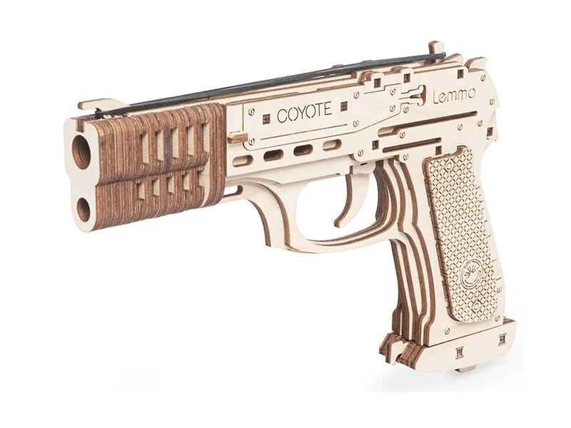 Сборная модель Lemmo Пистолет-резинкострел Койот 01-92