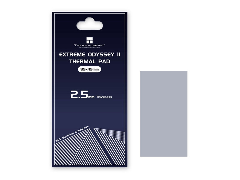 

Термопрокладка Thermalright Odyssey II Termal Pad 85x45x2.5mm ODYSSEY-II-85X45-2.5, ODYSSEY-II-85X45-2.5