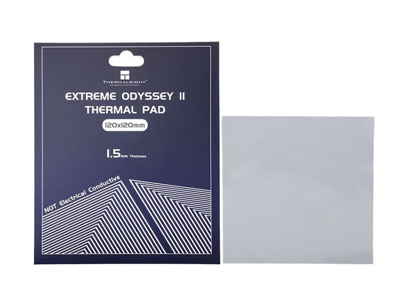 Термопрокладка Thermalright Odyssey II Termal Pad 120x120x1.5mm ODYSSEY-II-120X120-1.5 термопрокладка жидкая frostmining liquid termal pads 10 вт мк