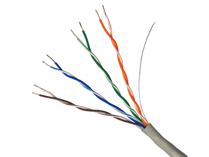 Сетевой кабель Espada UTP cat.5e 25m E-045CCA/25 сетевой кабель espada utp 0 45mm cat 5e 305m cca 4pr 001 305m e 045cca