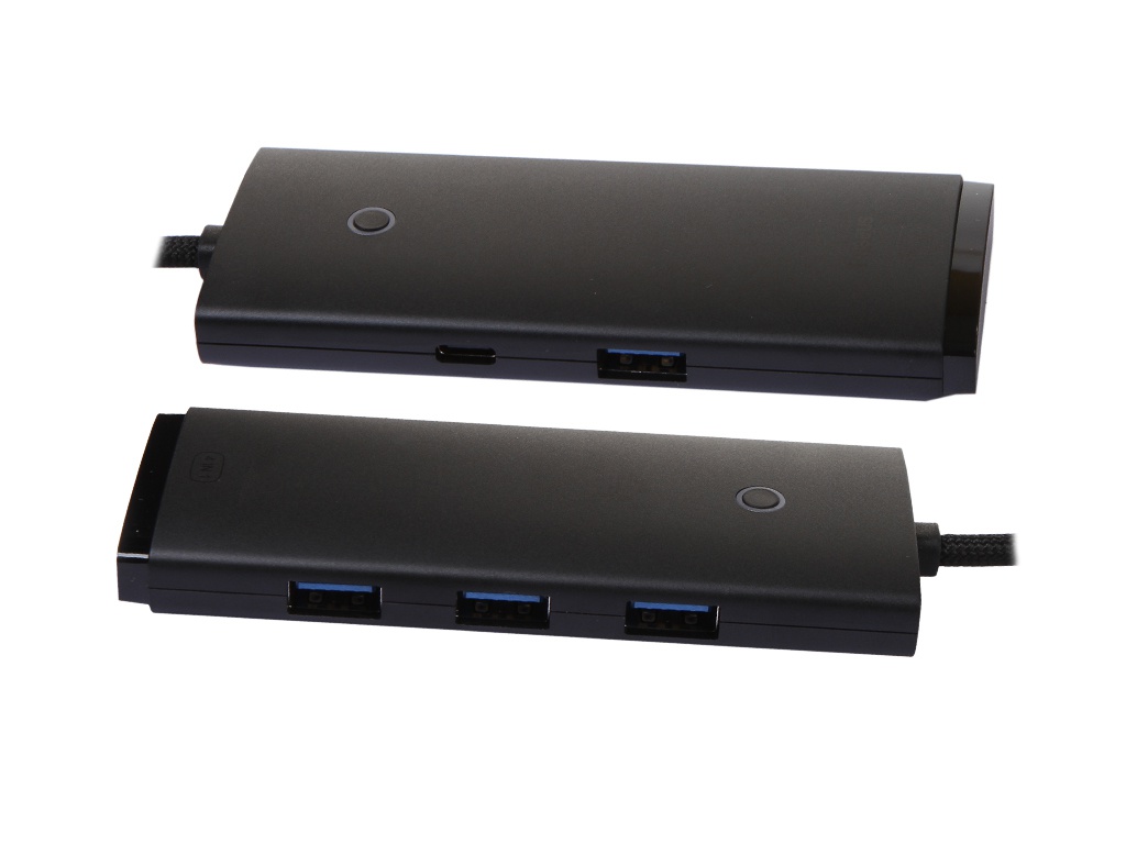Аксессуар Baseus Lite Series USB - 4xUSB 3.0 2m Black WKQX030201