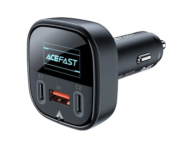

Зарядное устройство Acefast B5 2xTypeC - USB Black AF-B5-BK, AF-B5-BK