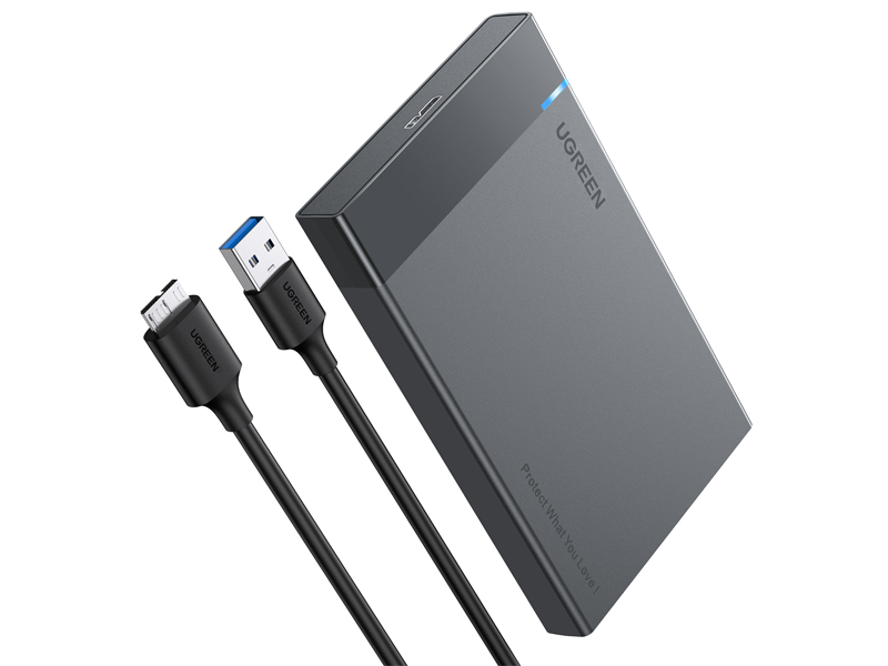 

Внешний бокс Ugreen US221 USB 3.0 - 2.5 SATA 60734, US221