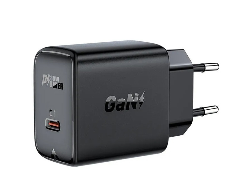 

Зарядное устройство Acefast A21 30W GaN USB-C Black AF-A21-BK, AF-A21-BK