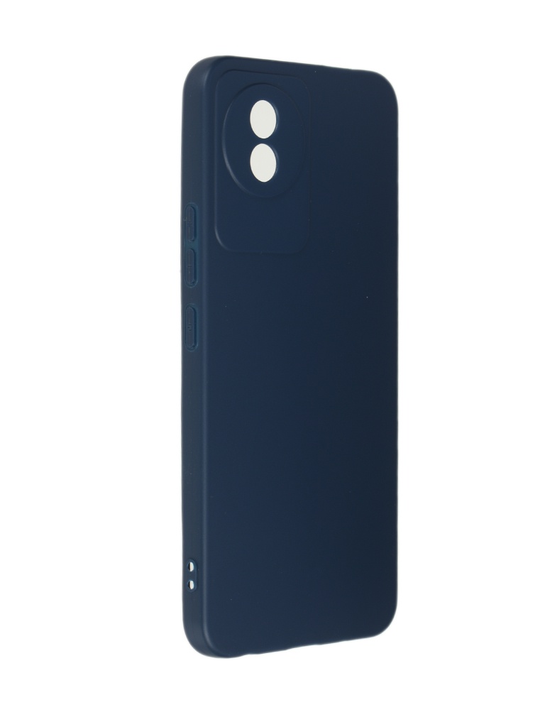 

Чехол DF для Vivo Y02 Silicone Blue vCase-15, Vivo Y02