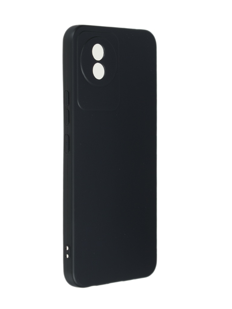 

Чехол DF для Vivo Y02 Silicone Black vCase-15, Vivo Y02