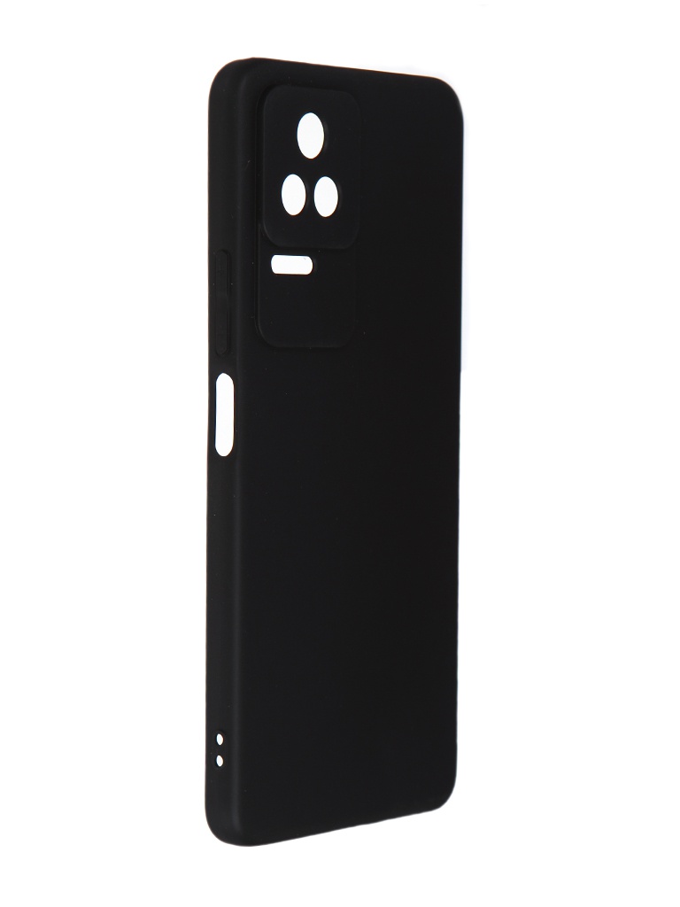 Чехол Krutoff для Poco F4 Soft Case Black 331713 10 шт лот для сенсорной панели xiaomi poco f4 передняя внешняя стеклянная линза для xiaomi poco f4 gt переднее стекло для жк дисплея с клеем oca