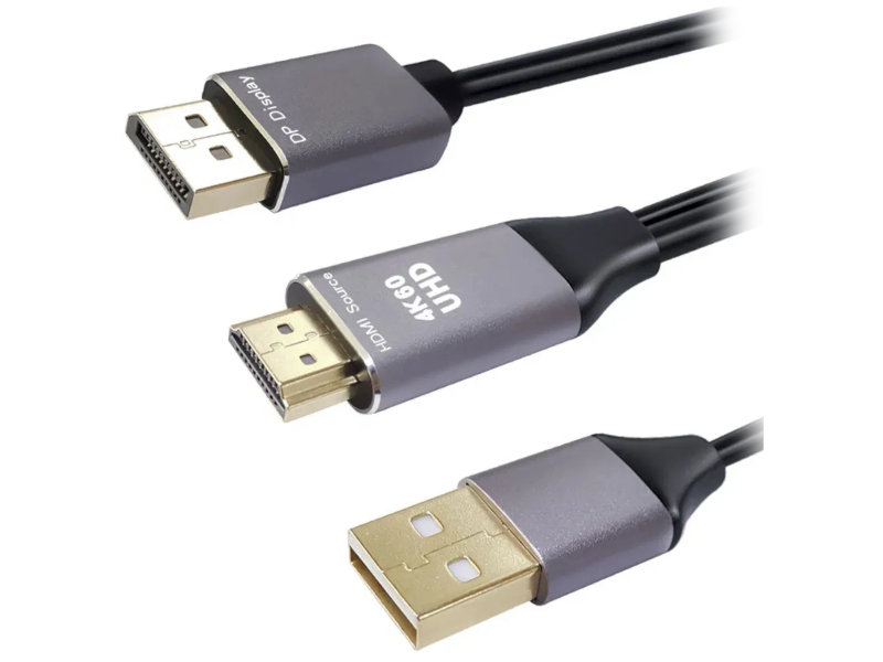 Аксессуар Palmexx HDMI - DisplayPort 4K60 UHD 1.8m PX/CBL-HDMI-DP аксессуар беспроводной удлинитель palmexx hdmi до 200 метров sender receiver px ay88 200m