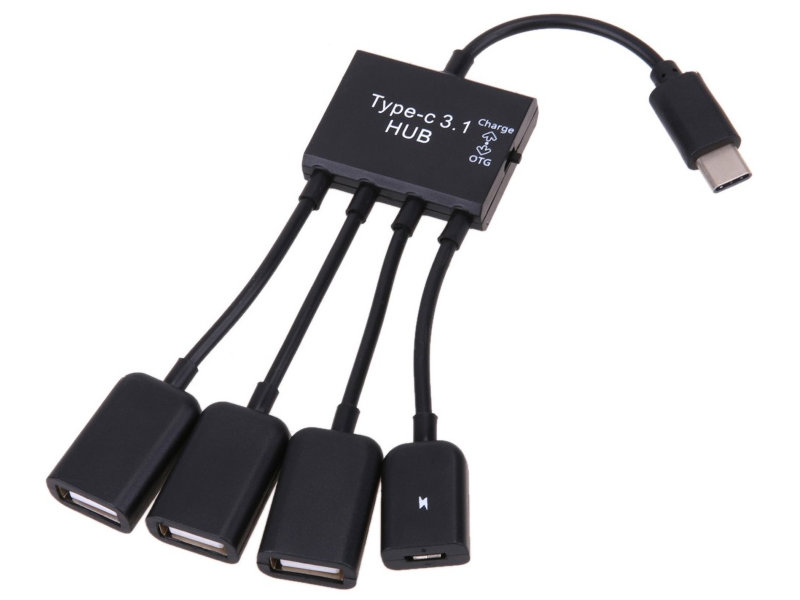 

Аксессуар Palmexx USB Type-C - OTG 3xUSB 2.0 + MicroUSB PX/HUB-3OTG-CH-USBC, PX/HUB-3OTG-CH-USBC