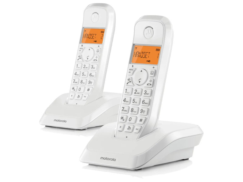 Радиотелефон Motorola S1202 White радиотелефон dect motorola c1001lb