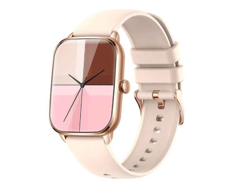 Умные часы Colmi C61 Silicone Strap Gold-White умные часы colmi p28 plus silicone strap gold pink