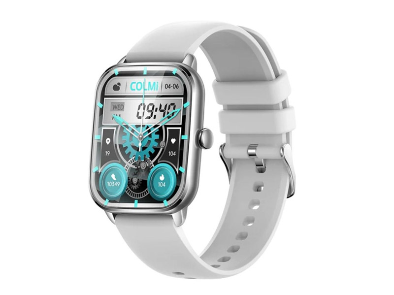 Умные часы Colmi C61 Silicone Strap Silver-Grey умные часы colmi p28 plus silicone strap gold pink