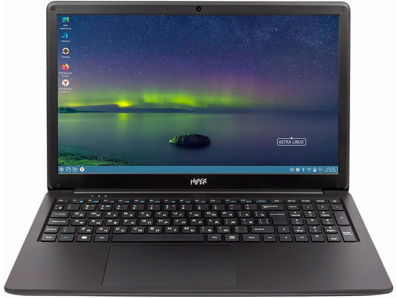 

Ноутбук Hiper Workbook N15RP Black N15RP96AS (AMD Ryzen 5 3500U 2.1 Ghz/16384Mb/512Gb SSD/Radeon Vega 8/Wi-Fi/Bluetooth/Cam/15.6/1920x1080/Linux Astra), Workbook N15RP