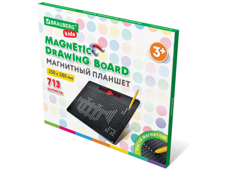

Магнитный планшет-доска Brauberg Magpad Max Kids 25х28cm 664922, 664922