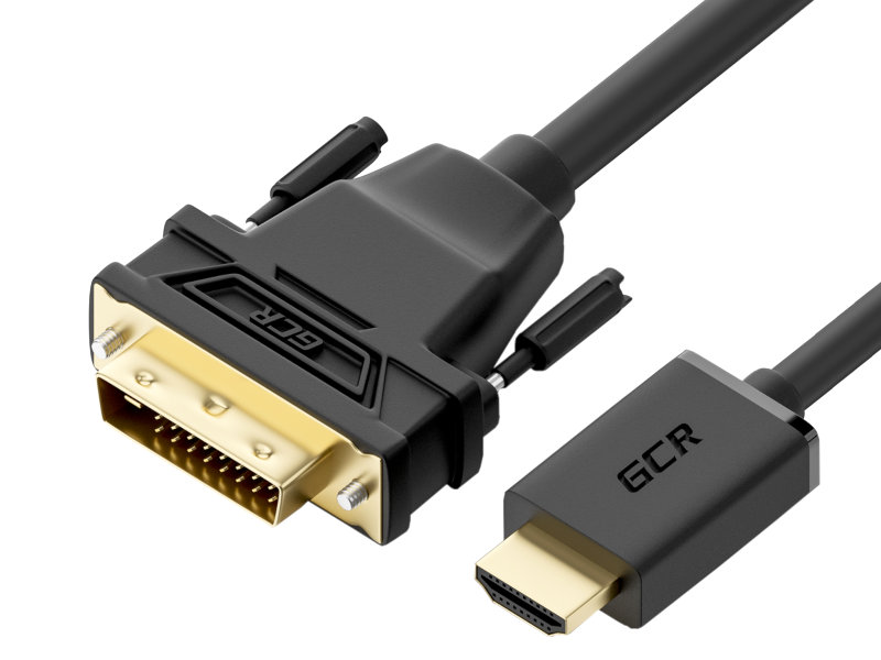 

Аксессуар GCR HDMI - DVI 50cm GCR-HD2DVI1-0.5m, GCR-HD2DVI1-0.5m