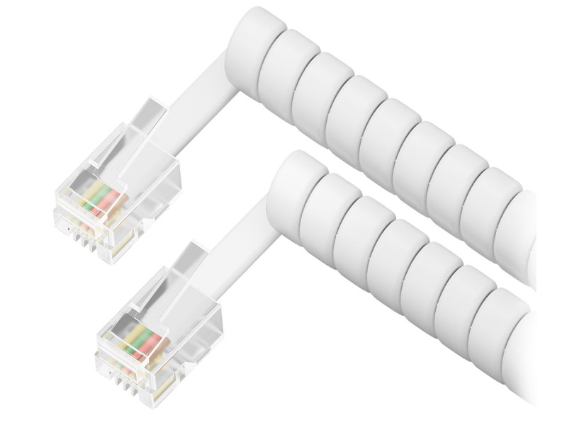 

Сетевой кабель GCR RJ9 4P4C 5m White GCR-53080, GCR-53080