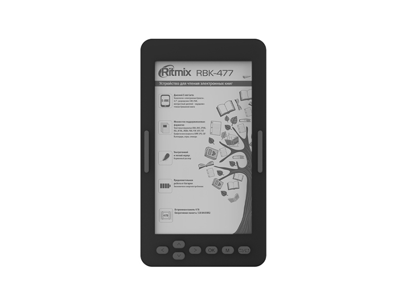 Электронная книга Ritmix RBK-477 электронная книга pocketbook x metallic grey pb1040 j ww