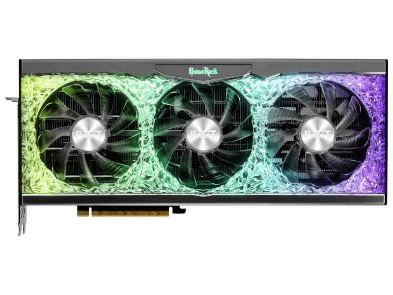 фото Видеокарта palit geforce rtx 4070ti gamerock classic oc 12gb 2760mhz pci-e 4.0 12288mb 21000mhz 192-bit hdmi 3xdp ned407th19k9-1046g