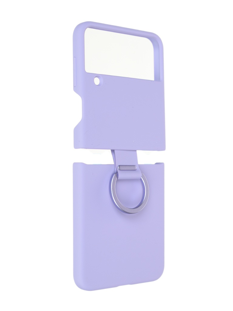 

Чехол для Samsung Galaxy Z Flip 4 Original Silicone Cover with Ring Violet EF-PF721TVEG, Samsung Galaxy Z Flip 4