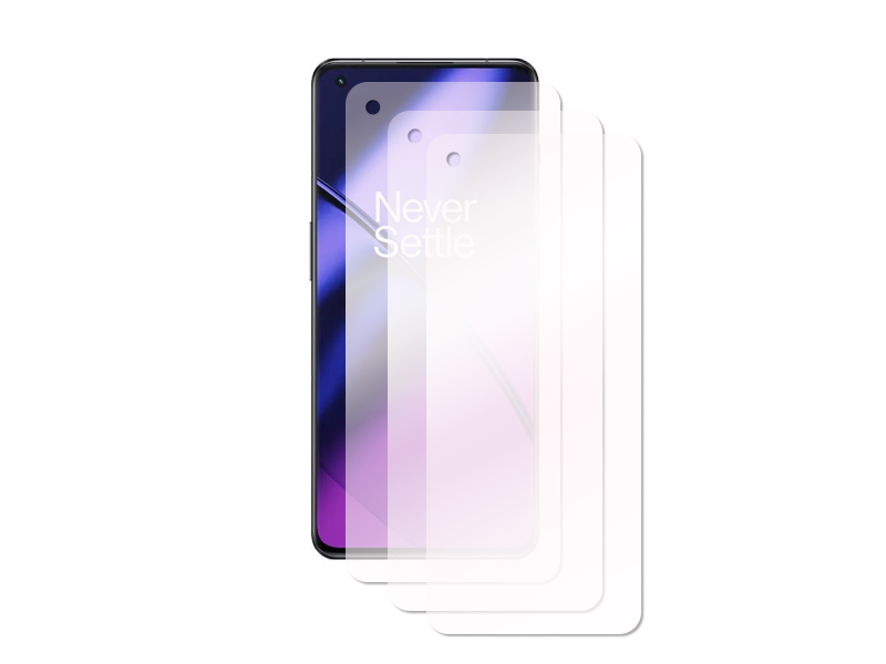 

Гибридное защитное стекло Krutoff для OnePlus 11 3шт 353147, OnePlus 11