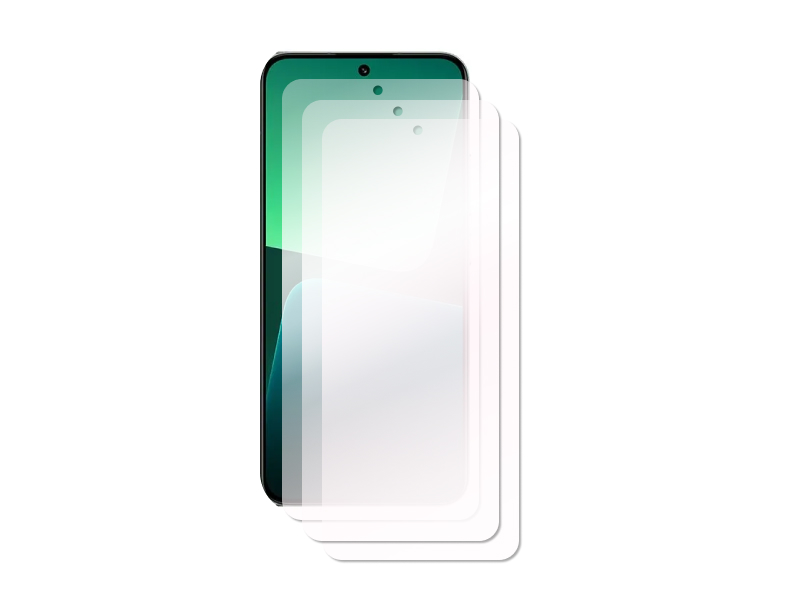 

Гибридное защитное стекло Krutoff для Xiaomi 13 3шт 339739, Xiaomi 13