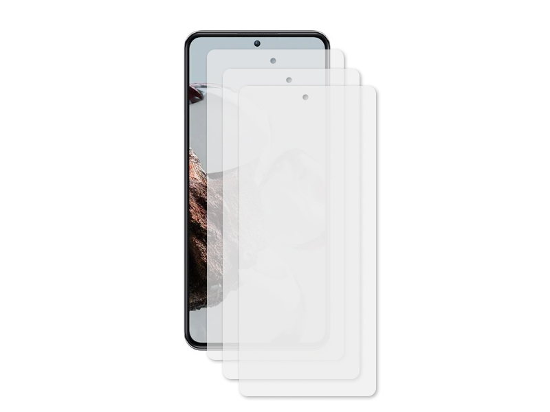 

Гибридное защитное стекло Krutoff для Xiaomi 12T 3шт Matte 339768, Xiaomi 12T