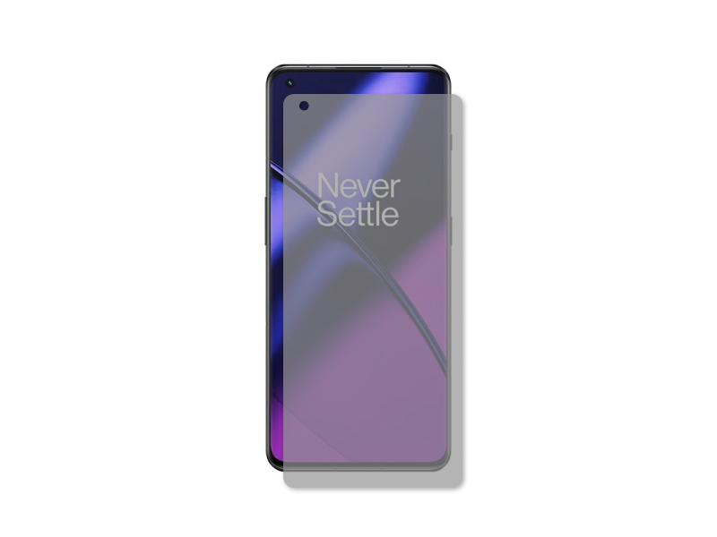 

Гибридное защитное стекло Krutoff для OnePlus 11 Антишпион 353105, OnePlus 11