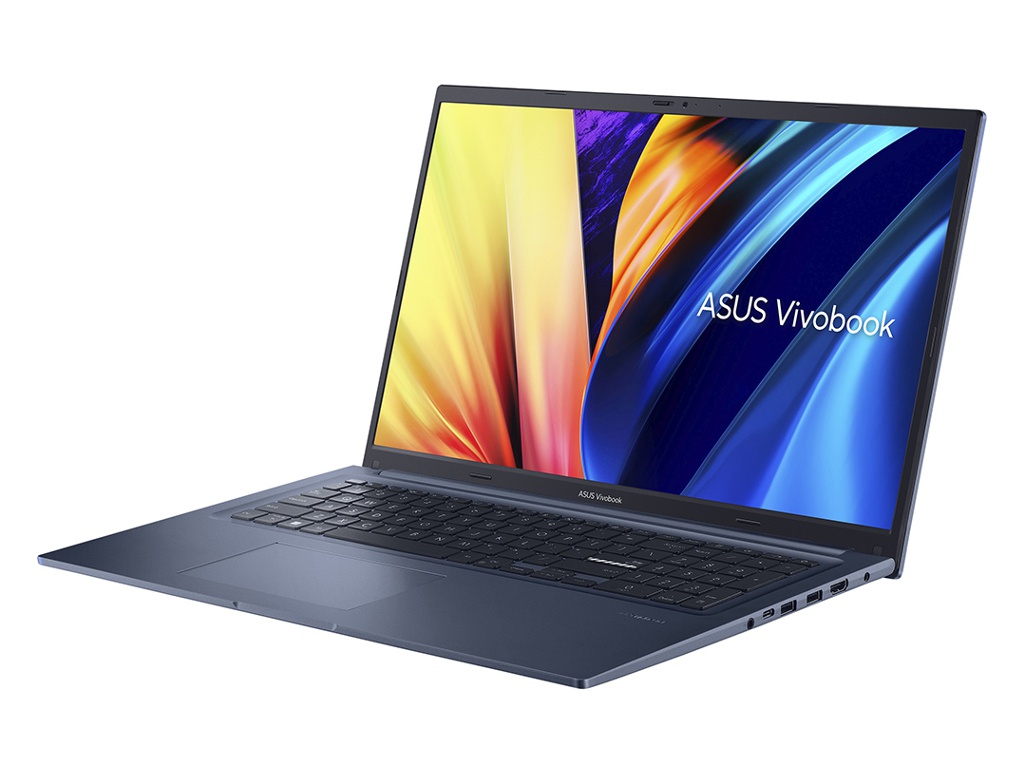 фото Ноутбук asus vivobook x1702za-bx118 90nb0wz2-m004t0 (intel core i5 1240p 1.7ghz/16384mb/1024gb ssd/iris xe graphics/wi-fi/bluetooth/cam/17.3/1600x900/no os)