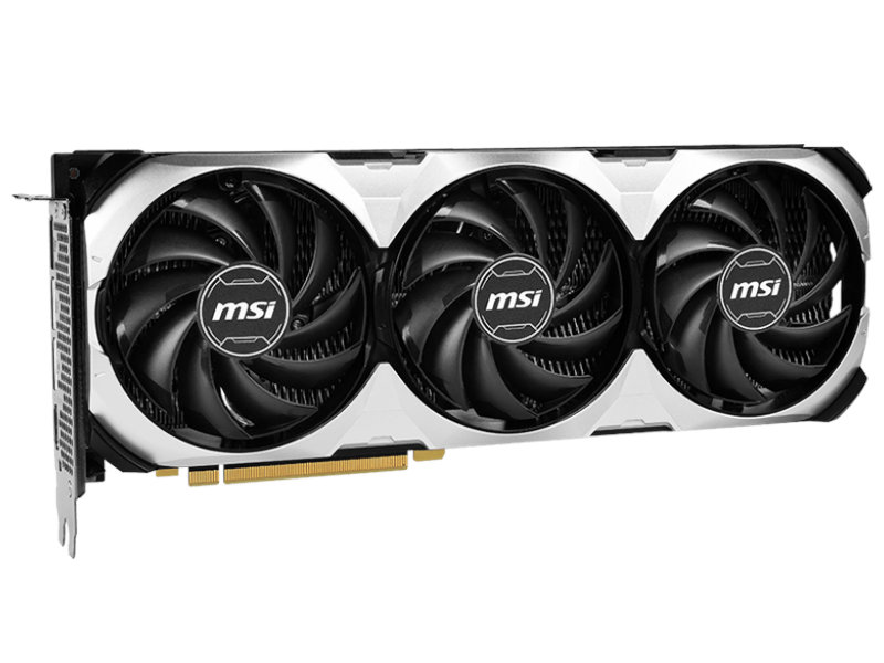 фото Видеокарта msi rtx 4070 ti ventus 3x 2640mhz pci-e 4.0 12288mb 21000mhz 192-bit hdmi 3xdp rtx 4070 ti ventus 3x 12g