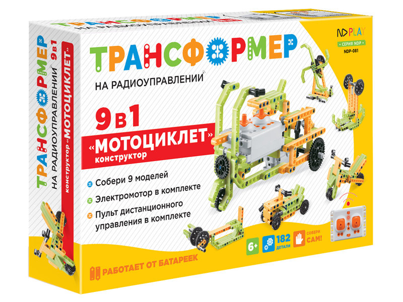 

Конструктор ND Play Мотоциклет 146 дет. 284387, Мотоциклет