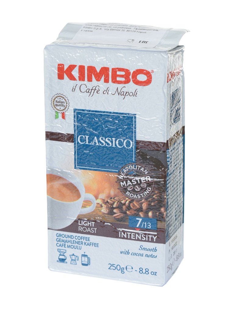 

Кофе молотый Kimbo Classico в/у 250g, Classico