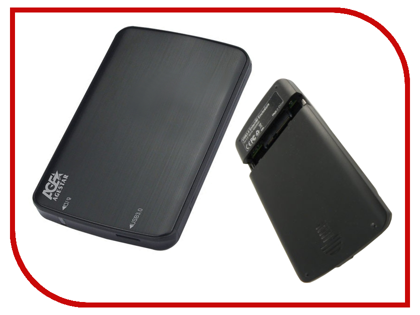 

Аксессуар Внешний корпус для HDD AgeStar 3UB2A12 / 3UB2A12-6G Black