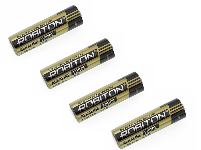 

Батарейка AA - Robiton Force LR6/AA 1.5V (4 штуки), LR6/AA