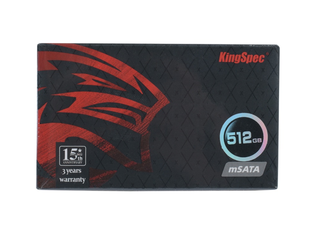 Твердотельный накопитель KingSpec SSD mSATA MT Series 512Gb MT-512
