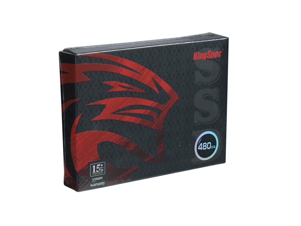 Твердотельный накопитель KingSpec SSD SATA3 2.5 P4 Series 480Gb P4-480 цена и фото