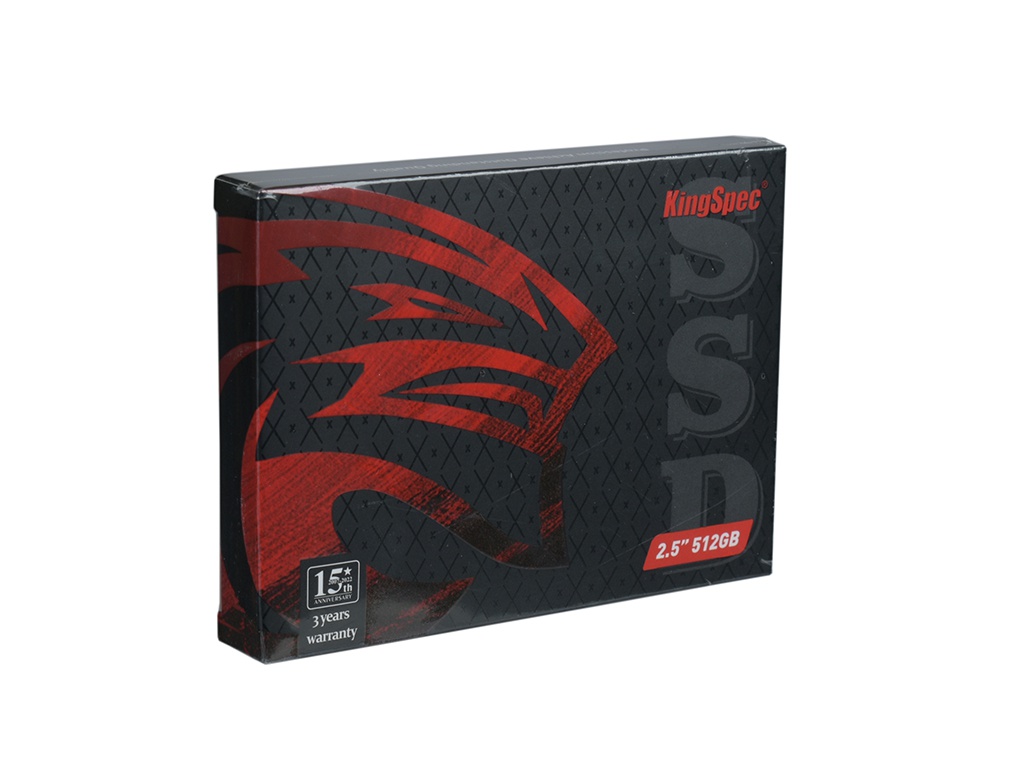 Твердотельный накопитель KingSpec SSD SATA3 2.5 P3 Series 512Gb P3-512 цена и фото