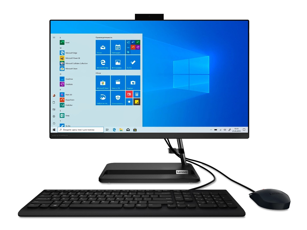 фото Моноблок lenovo ideacentre 3 aio 24itl6 f0g0016hlk (intel core i3-1115g4 3.0ghz/4096mb/1tb/intel hd graphics/wi-fi/bluetooth/cam/23.8/1920x1080/no os)