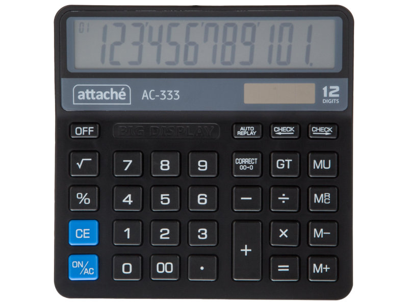 Калькулятор Attache AС-333 Black 1550716