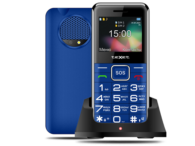 Сотовый телефон teXet TM-B319 Blue сотовый телефон vertex m124 blue white