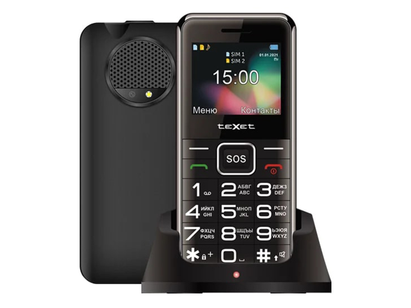 Сотовый телефон teXet TM-B319 Black сотовый телефон texet tm b319 blue