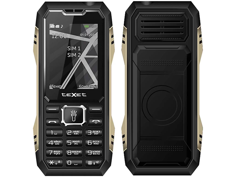 Сотовый телефон teXet TM-D424 Black сотовый телефон texet tm 521r black orange