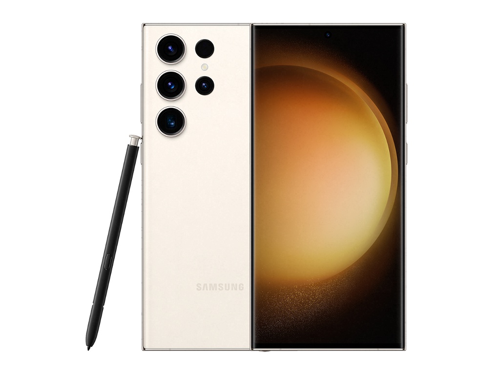 Сотовый телефон Samsung Galaxy S23 Ultra 12/256 ГБ, кремовый