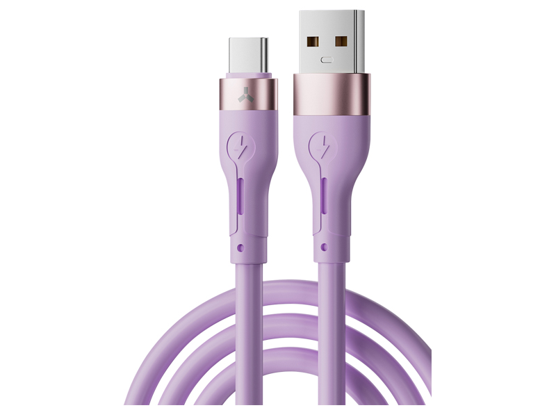 Аксессуар AccesStyle USB - Type-C 1m Violet AC30-S100