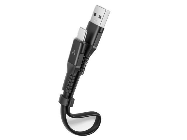 кабель accesstyle ac30 f200m black Аксессуар AccesStyle USB - Type-C 30cm Black AC30-TF30