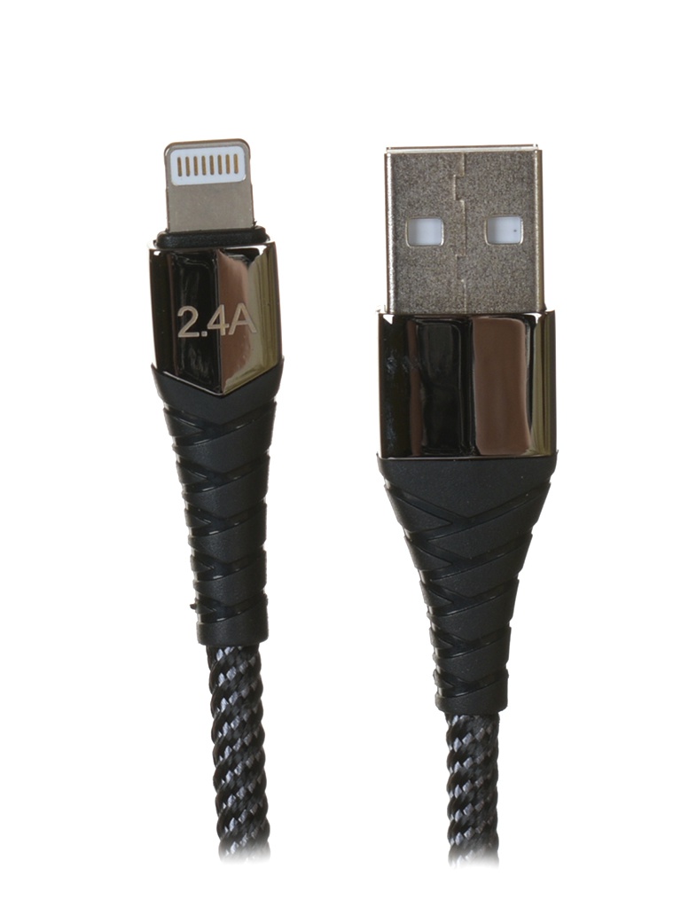 Аксессуар AccesStyle USB - Lightning 1m Black AL24-F100LED