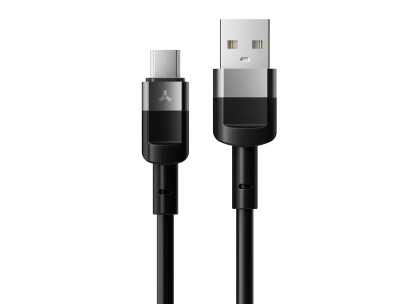 

Аксессуар AccesStyle USB - MicroUSB 1m Black AM24-T100, AM24-T100