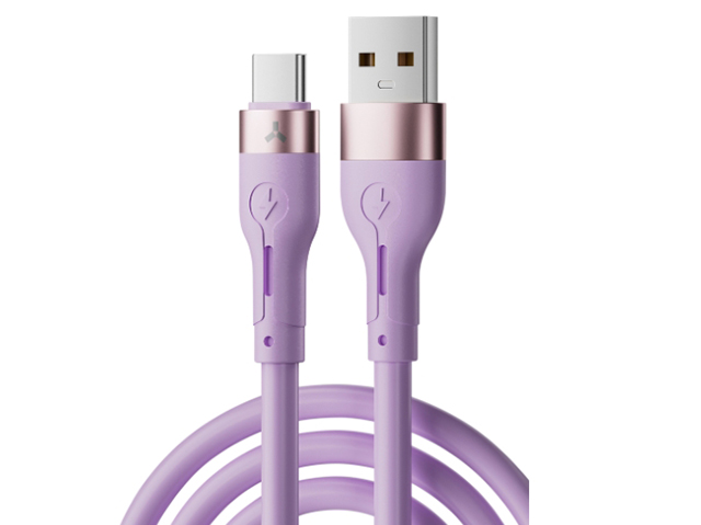 

Аксессуар AccesStyle Type-C - Type-C 1m Violet CC30-S100, CC30-S100
