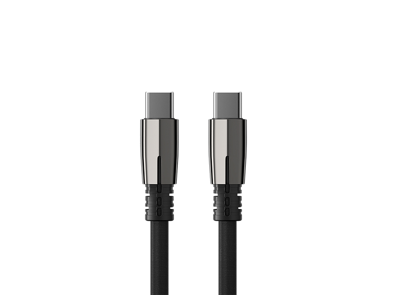 

Аксессуар AccesStyle Type-C - Type-C 1m Black CC50-F100LED, CC50-F100LED